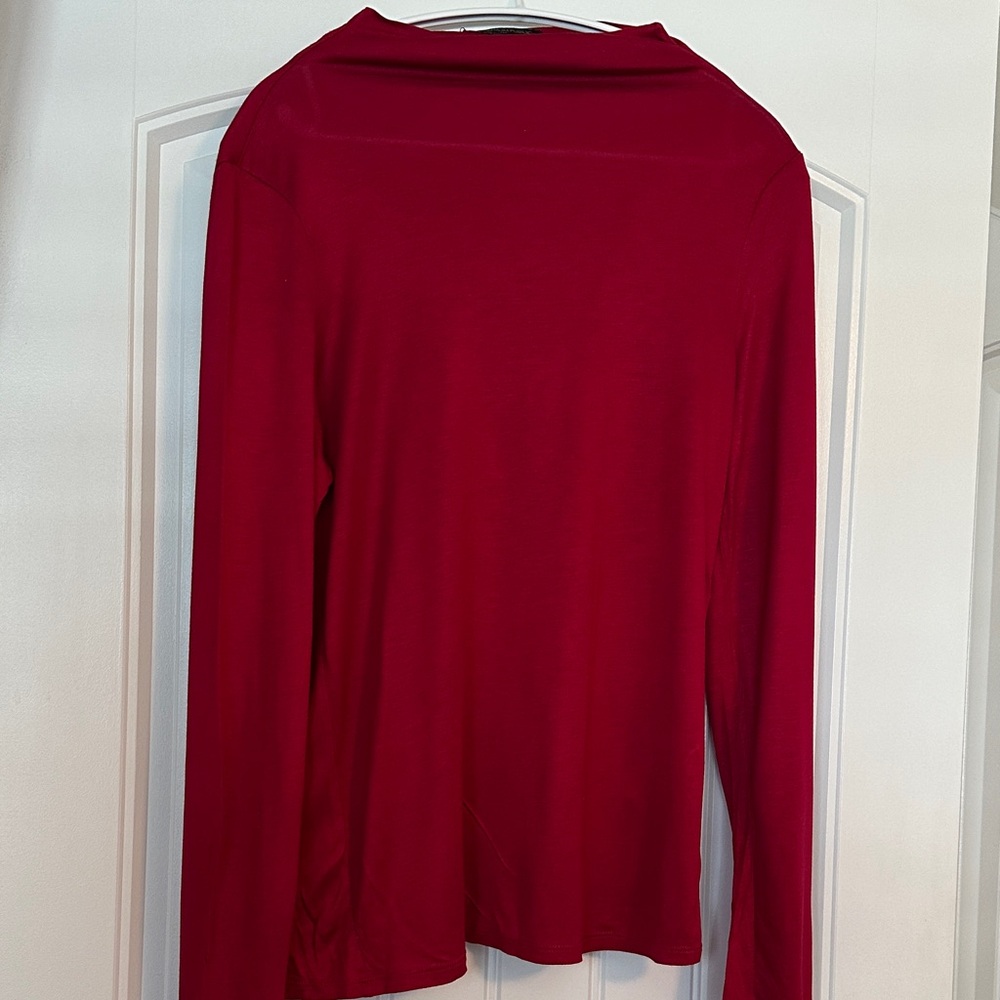 Banana Republic Vibrant Red Blouse